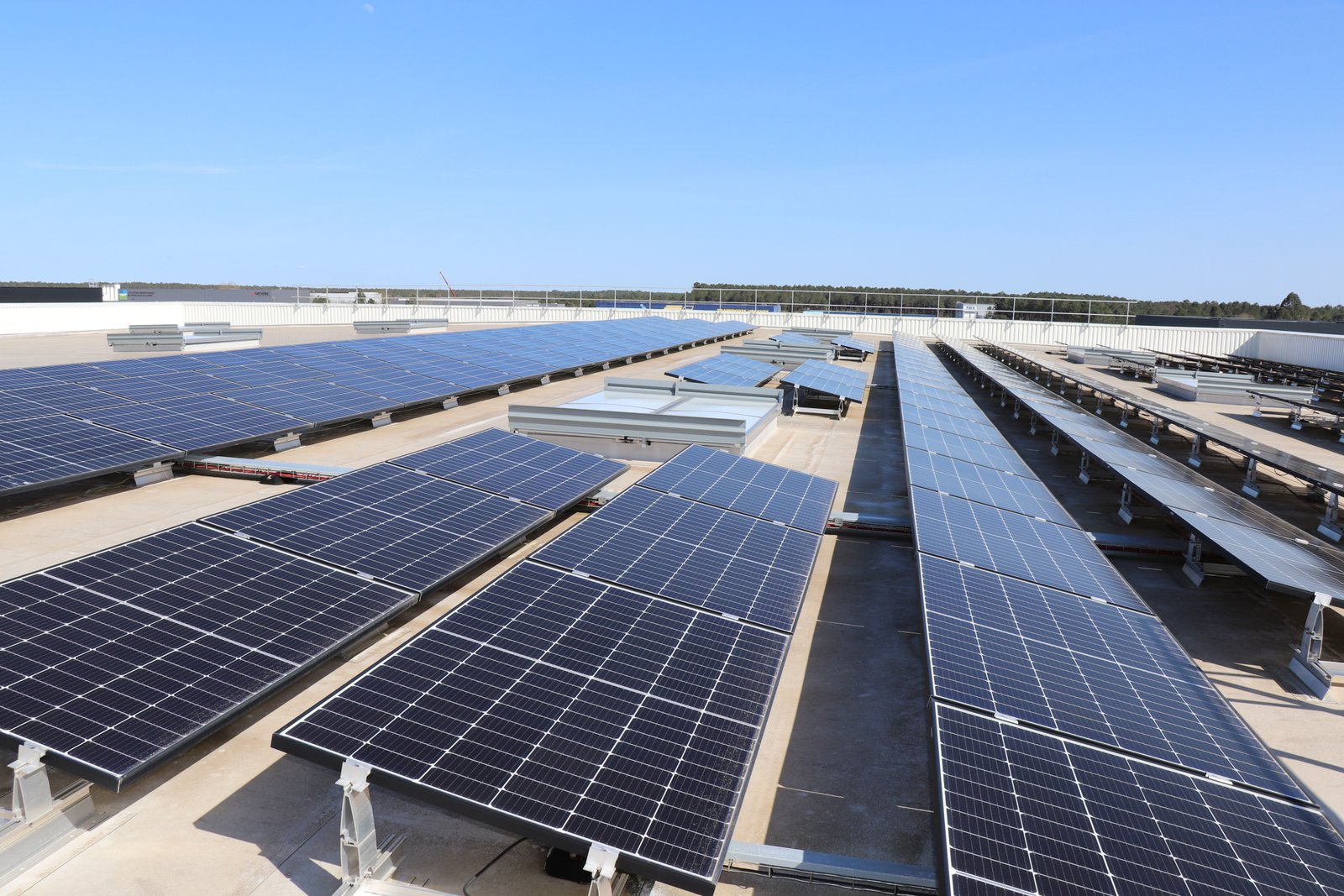 Solar Panel Install in Industry