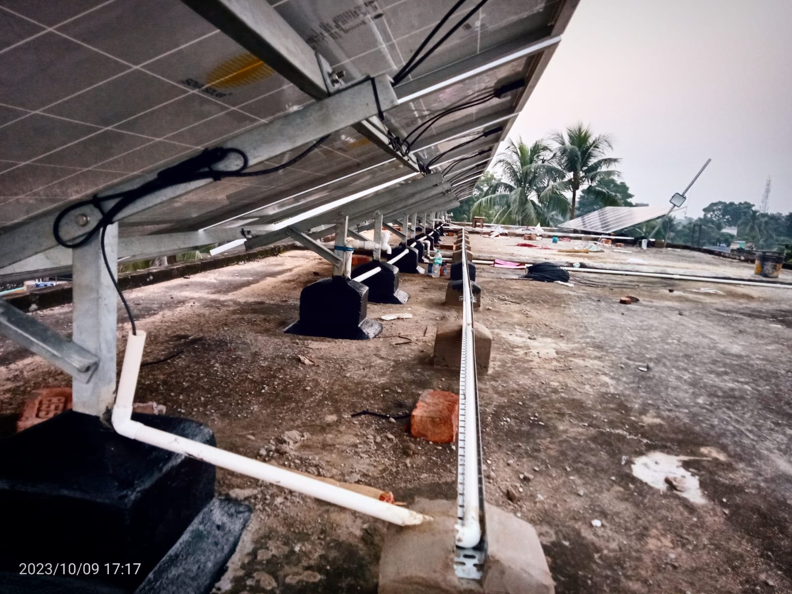 Solar Rooftop Install in Home