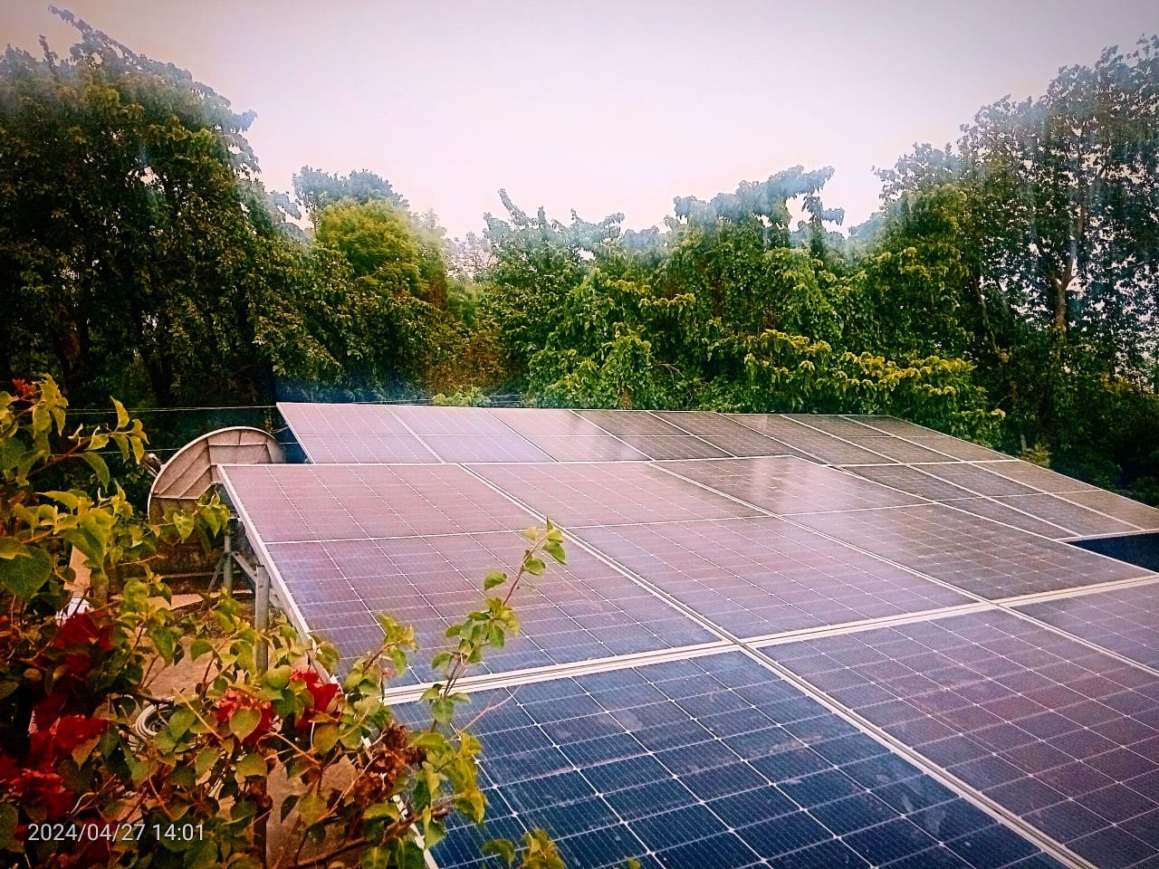 Solar Rooftop Install in Home