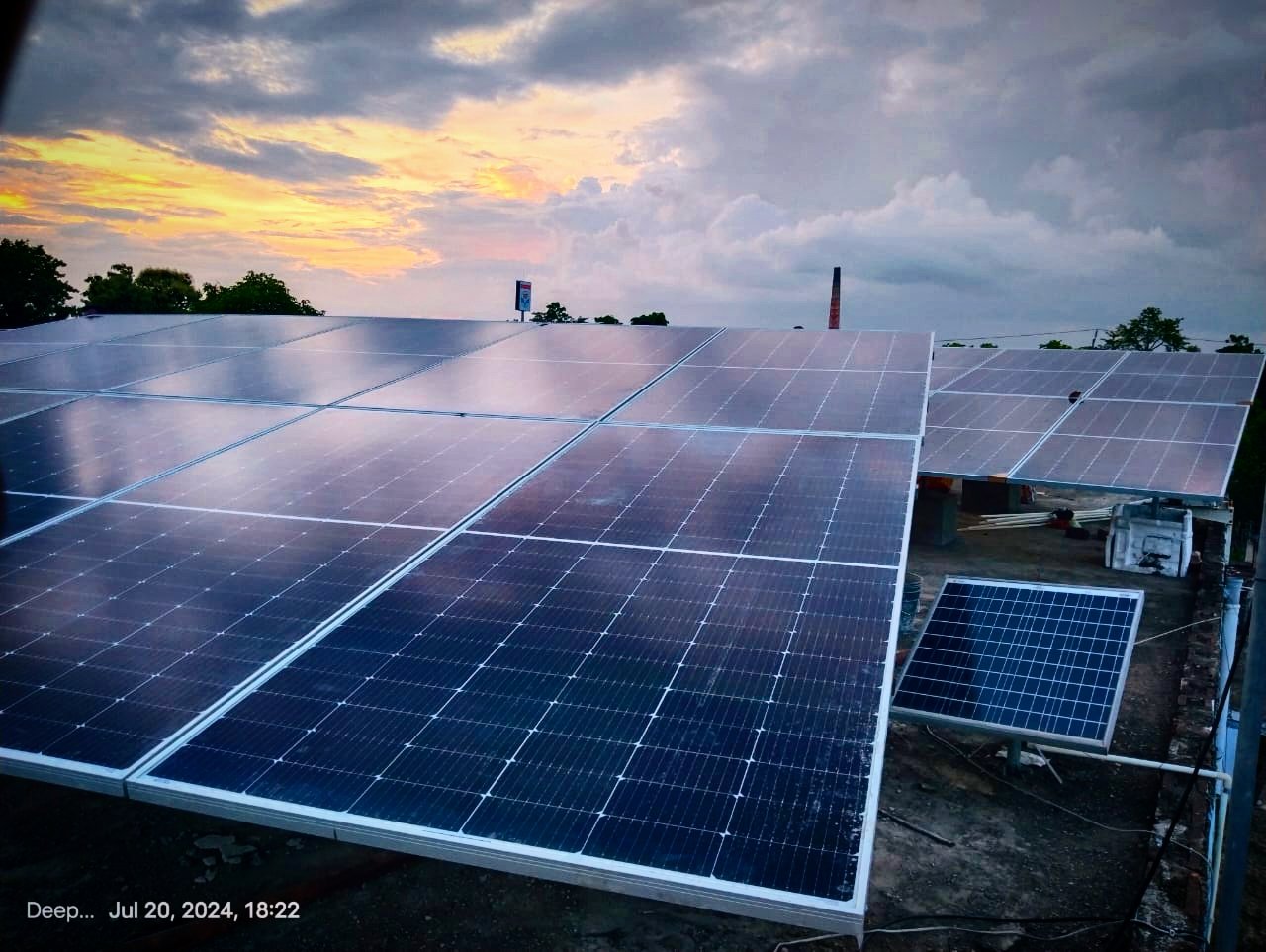 Solar Rooftop Install in Home